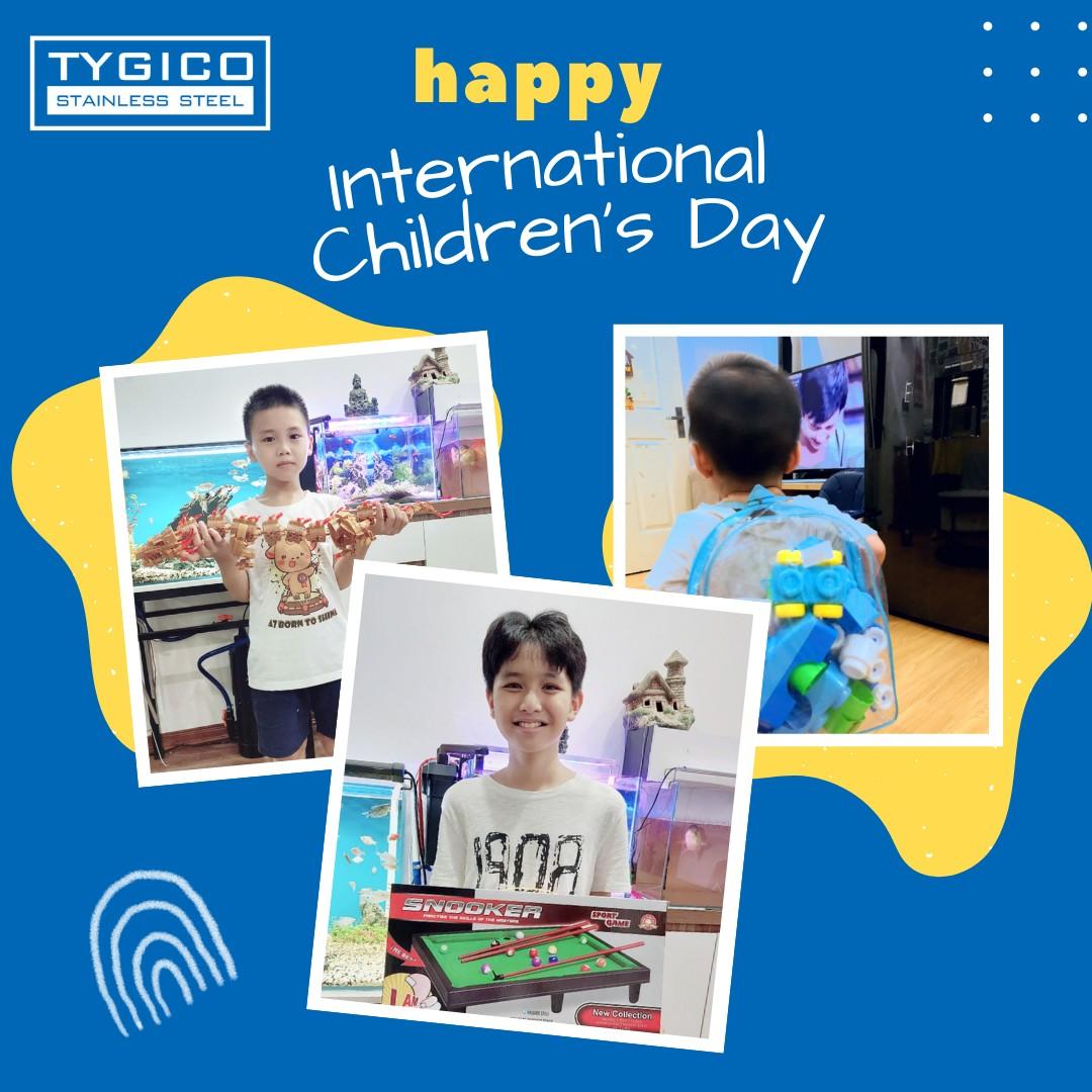 CBNV TYGICO - Các bậc phụ huynh tâm lý đã ngay lập tức sử dụng món quà của Ban lãnh đạo Công ty để dành tặng con mình những món quà  thú vị...
